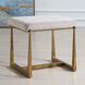 Midas Antique Gold and Driftwood Bench, Small