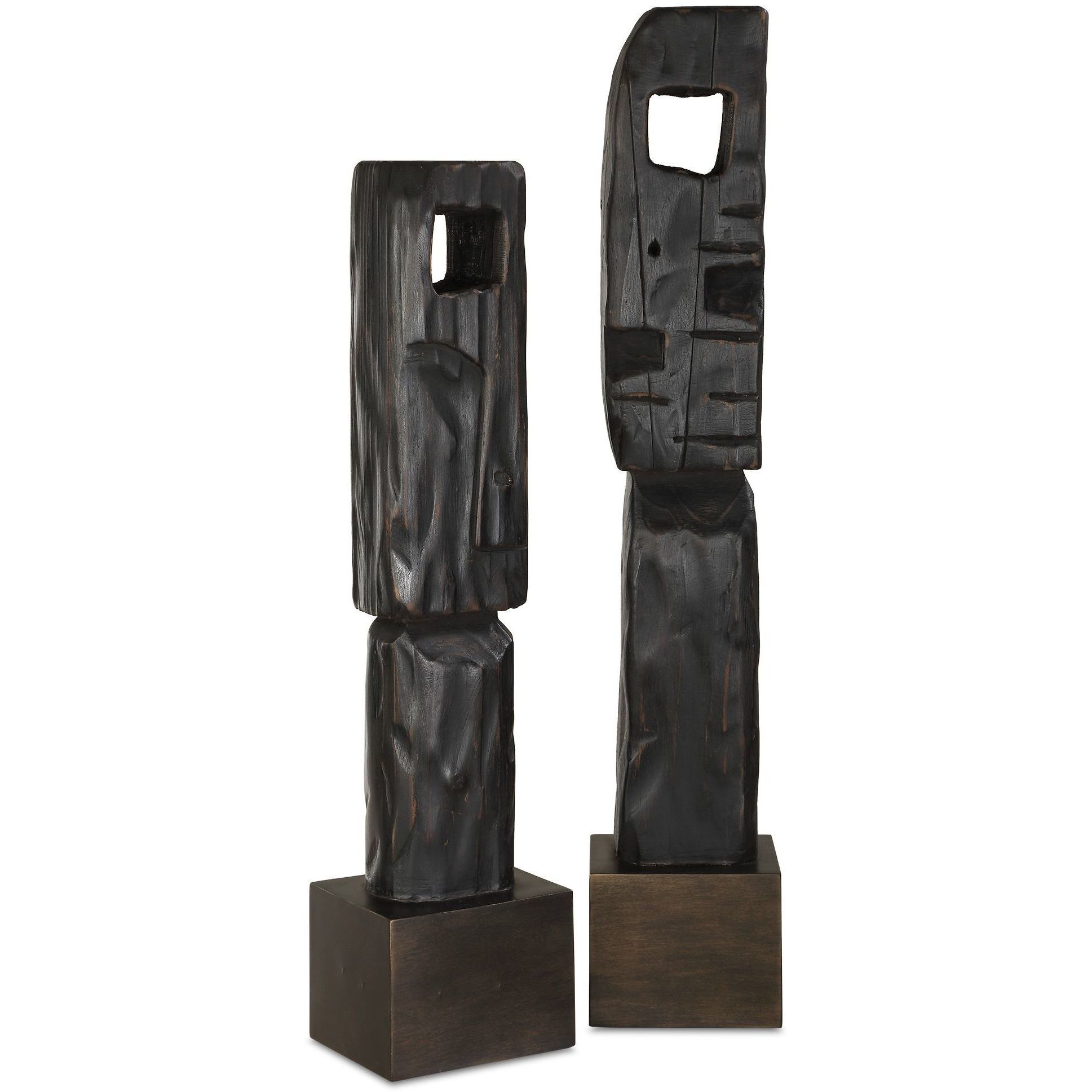 Cipher 27.25 X 5.13 inch Totems, Set of 2