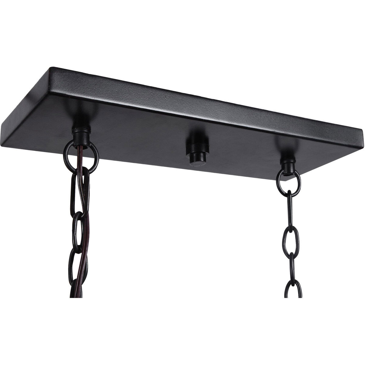 Pearsall 4 Light 44 inch Textured Black Island Light Ceiling Light