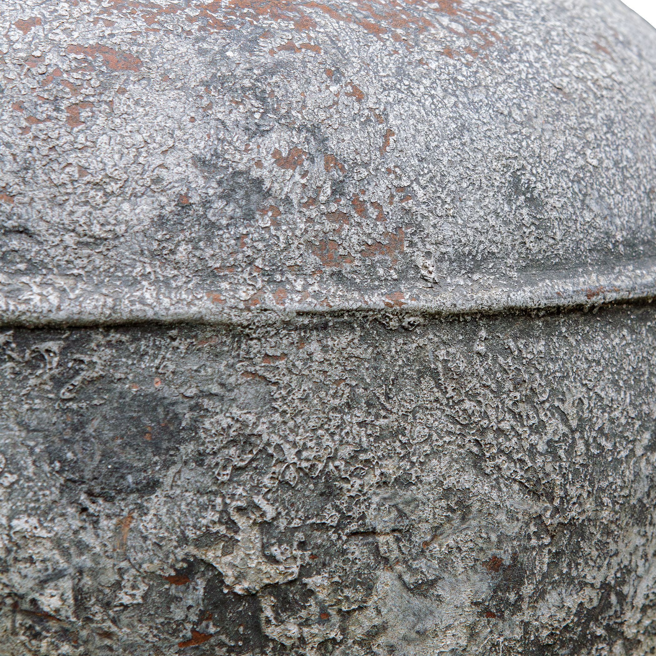 Echoes Of Time Whitewash Concrete Outdoor Planter