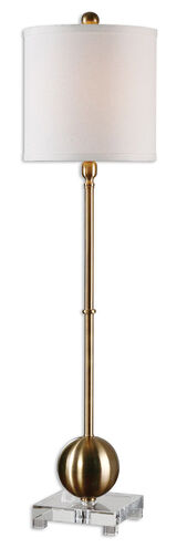 Laton 35 inch 60 watt Brass Buffet Lamp Portable Light