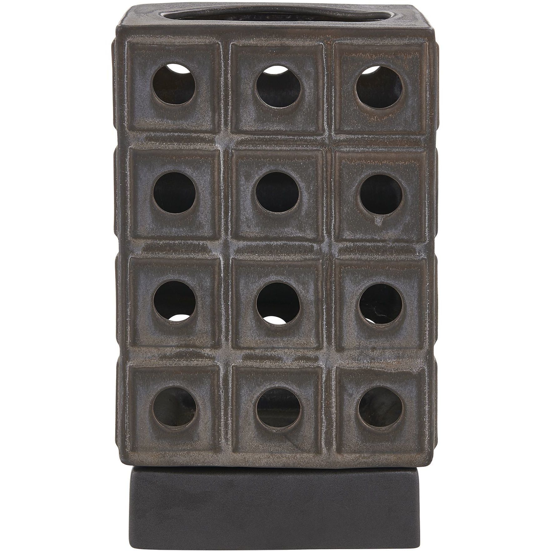 Lattice 12 X 7 inch Indoor-Outdoor Lantern Candleholder