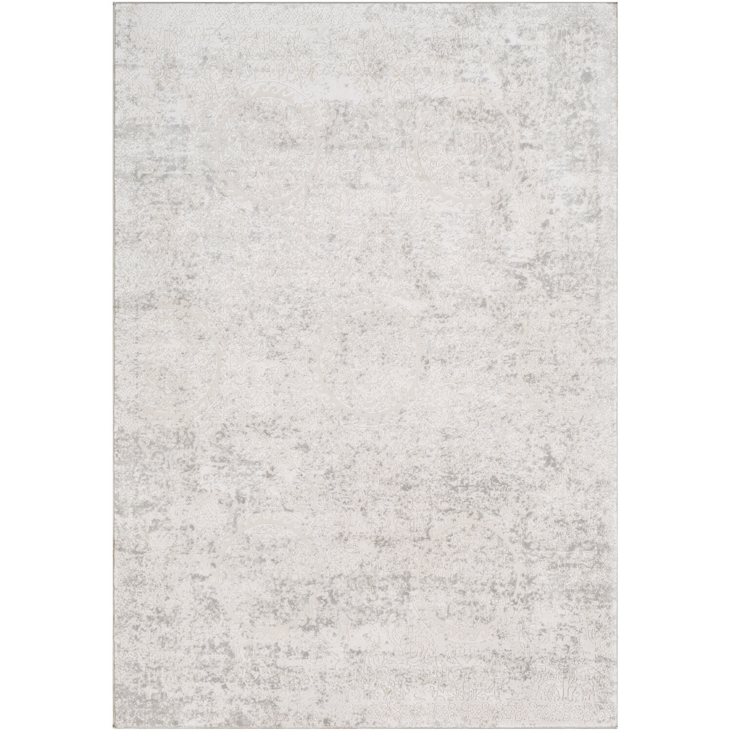 Ainsley 60 X 31 inch Light Gray Rug, Rectangle