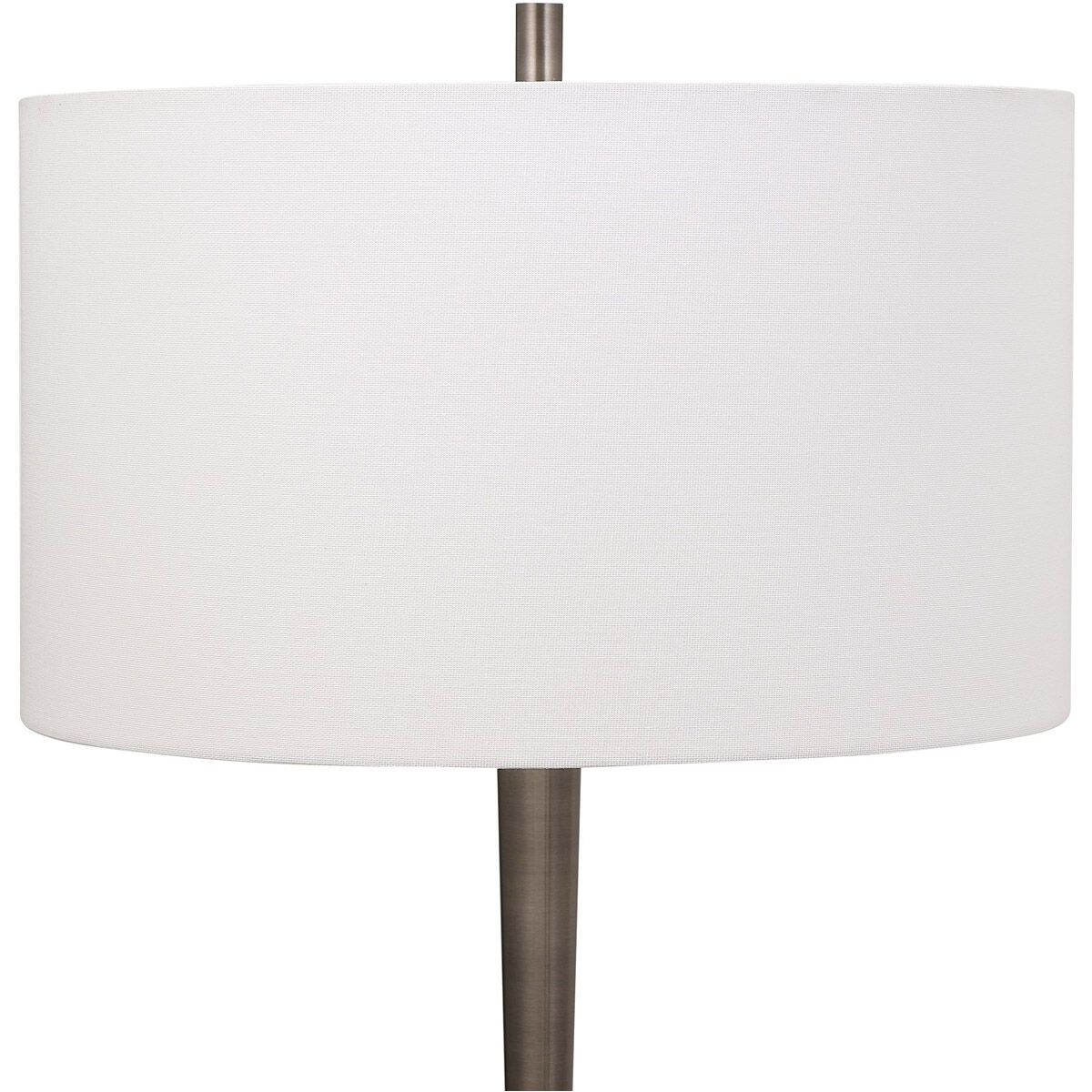 Danes 30 inch 100.00 watt Black Nickel and White Marble Table lamp Portable Light