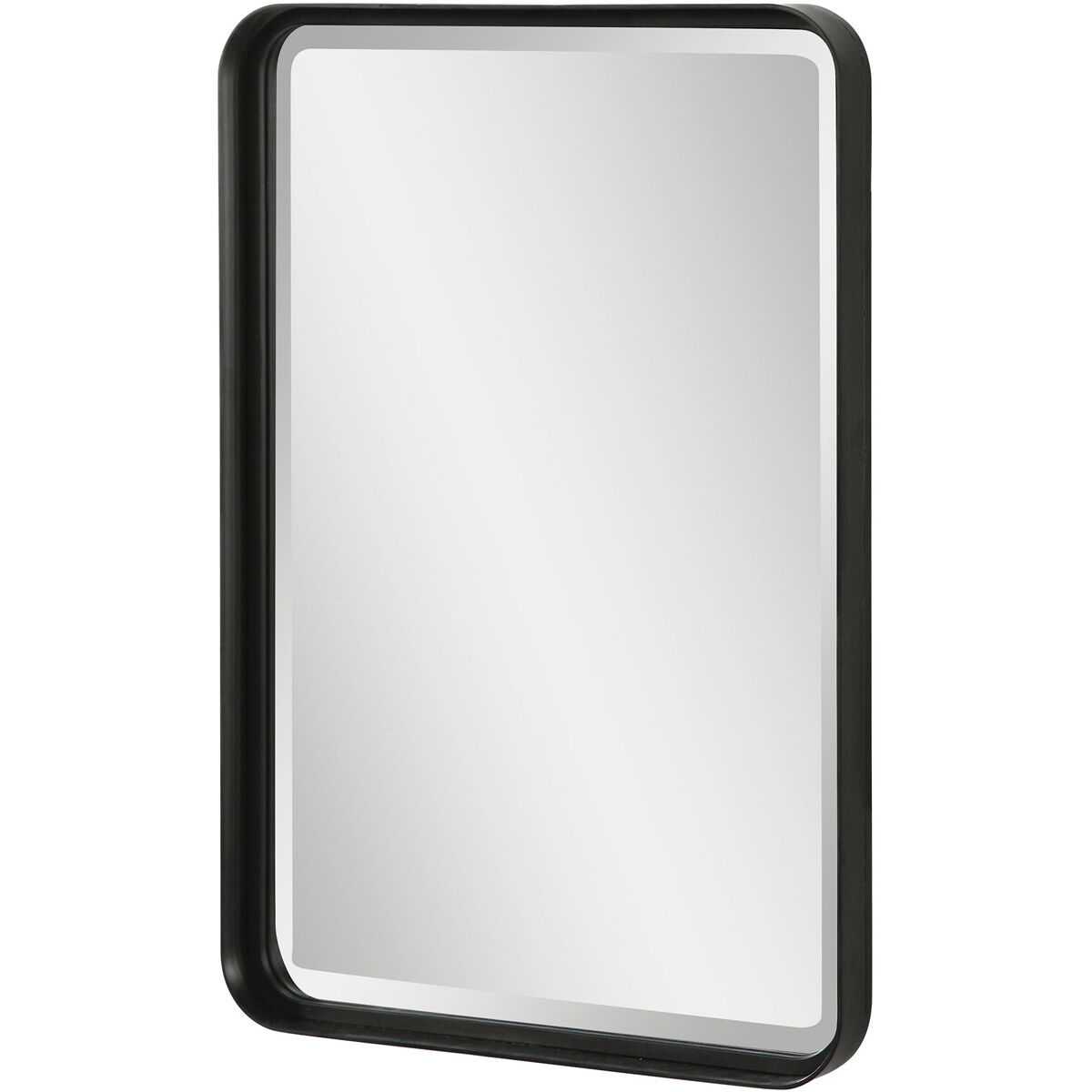 Croften 30.25 X 20.25 inch Black Vanity Mirror