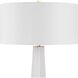 Rosin 66.25 inch 150 watt Frosted White Acrylic with Antique Brass and Black Floor Lamp Portable Light
