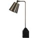 Hutchinson 24 inch 60 watt Golden Bronze and Black Marble Desk Lamp Portable Light
