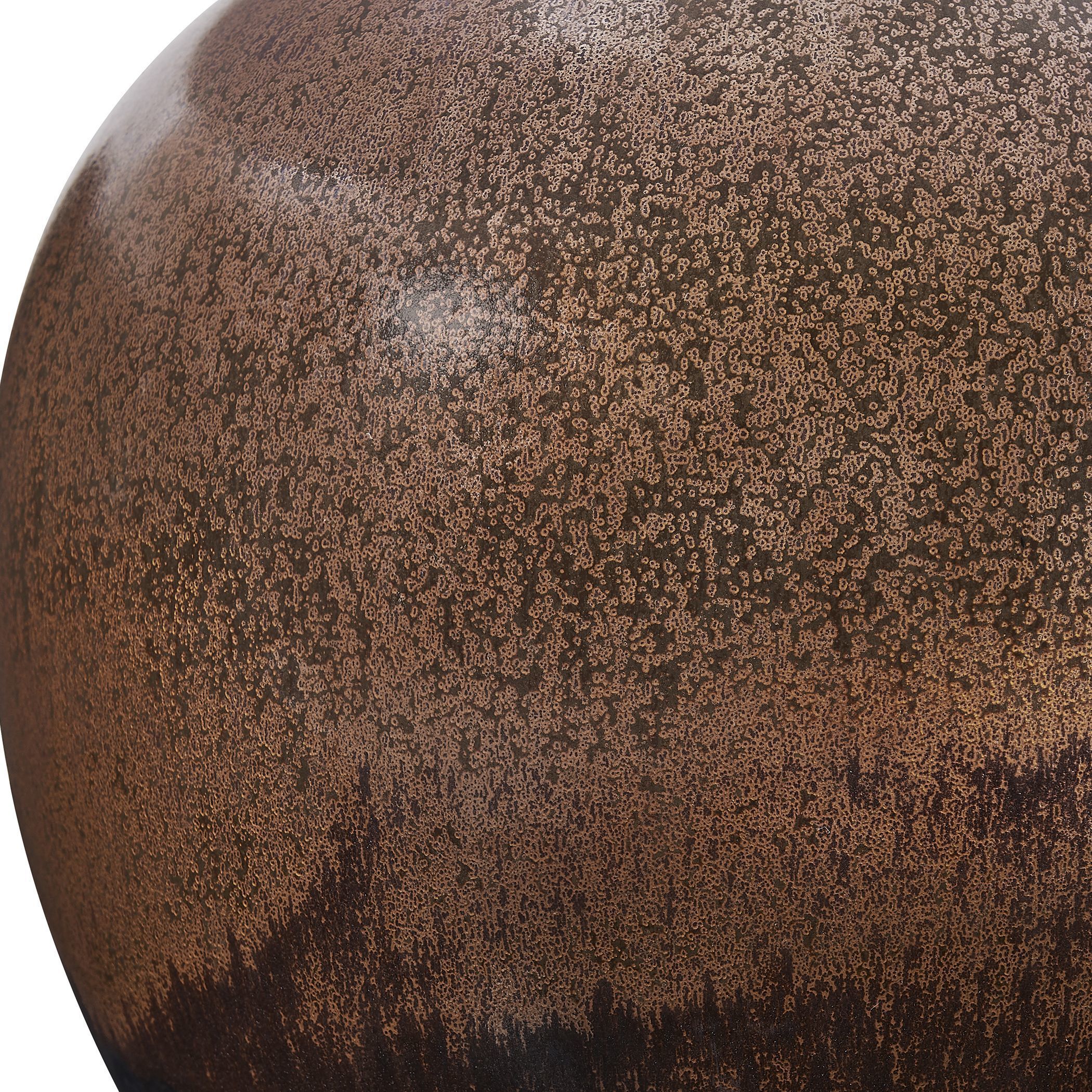 Brownell 23.75 inch 150 watt Metallic Rust Brown Glaze and Dark Bronze Table Lamp Portable Light