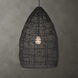 Nandi 1 Light 15 inch Matte Black Pendant Ceiling Light