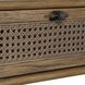 Coast 52 inch Soft Oak Stain and Dark Gunmetal Console Table
