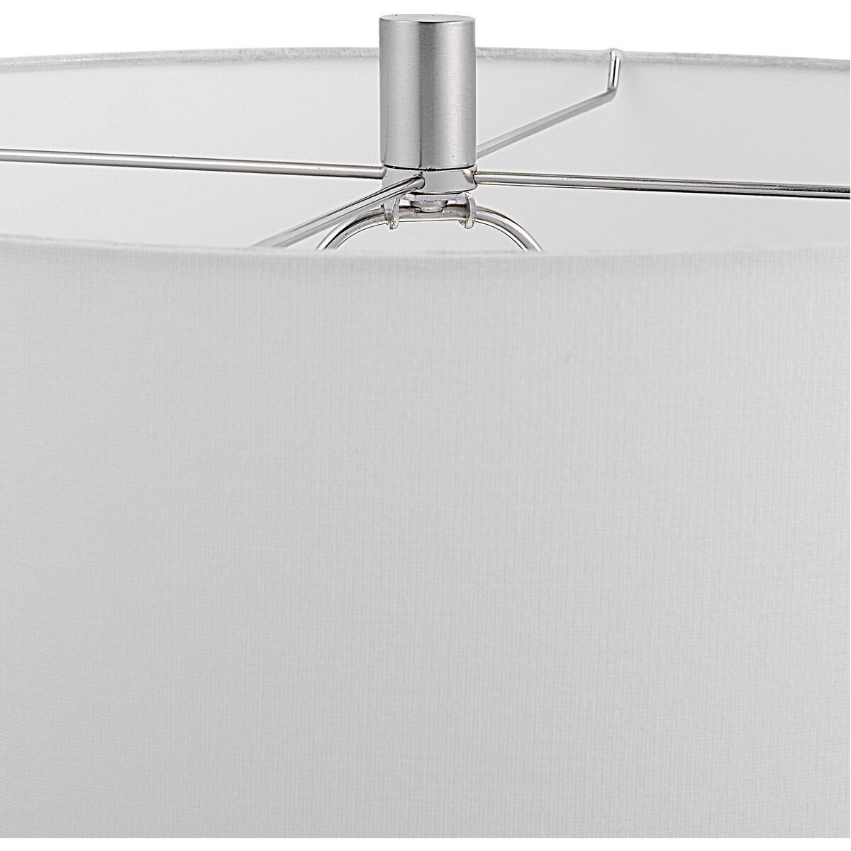 Highlands 22 inch 150.00 watt Emerald Green Glaze and Brushed Nickel Table Lamp Portable Light