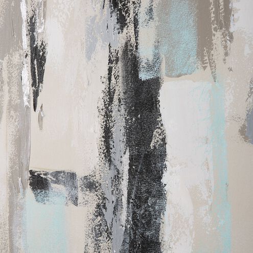 Placidity 74 X 50 inch Hand Painted Abstract Art