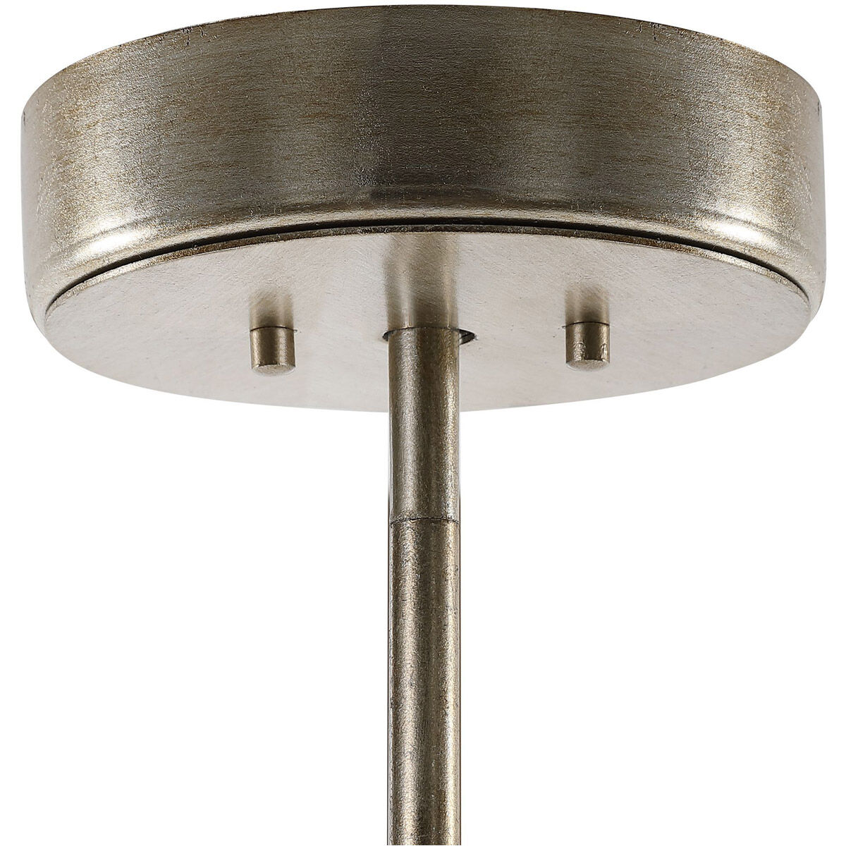 Goccia 6 Light 28.75 inch Rich Antique Bright Silver Leaf Pendant Ceiling Light