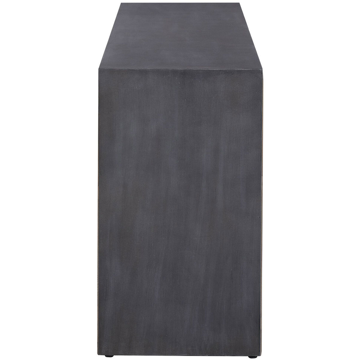 Vail 72 inch Reclaimed Elm Wood with Gray Concrete Console Table 