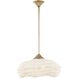 Biddeford 5 Light 24 inch Brushed Matte Gold Pendant Ceiling Light