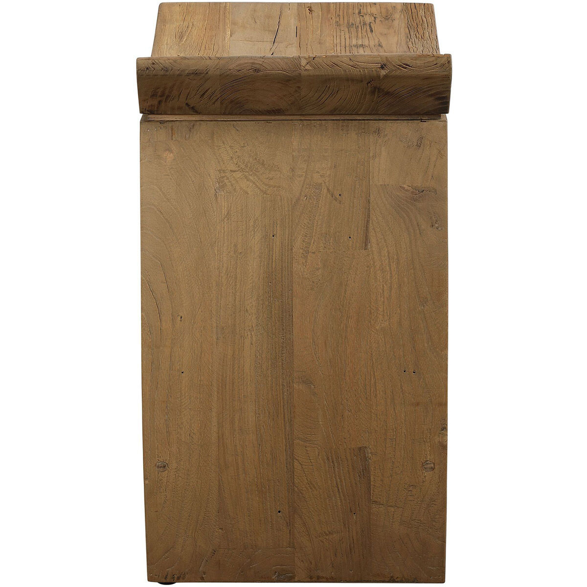 Connor 25 inch Reclaimed Elm Wood and Dark Steel Counter Stool