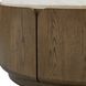 Tindall 38 X 17 inch Oak and Travertine Coffee Table
