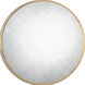 Junius Round 43 X 43 inch Antiqued Gold Leaf Wall Mirror