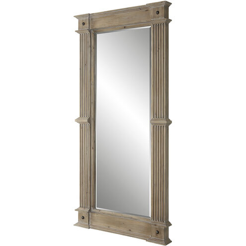 McAllister 81 X 40 inch Natural Fir Wood with Wood Grain and Knotting Mirror