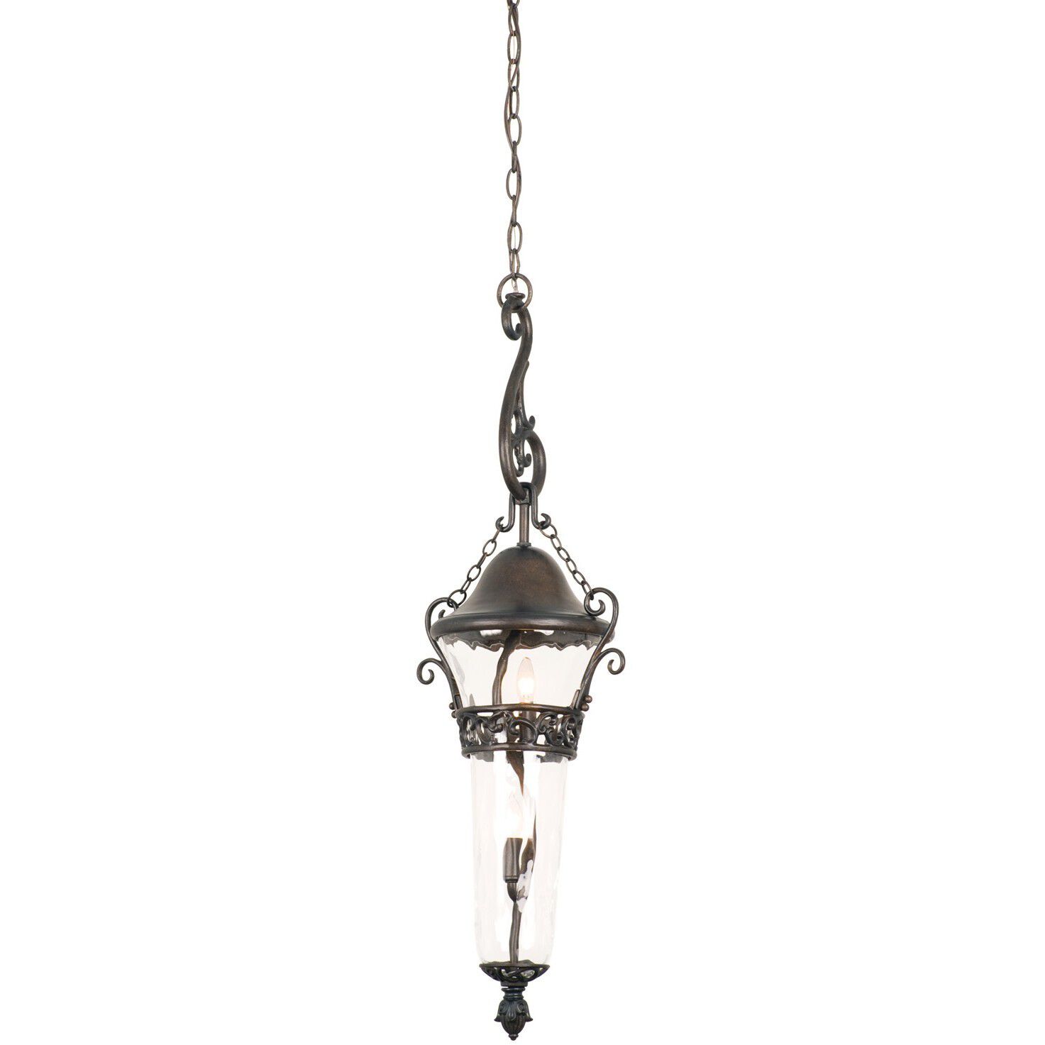 Anastasia Outdoor 2 Light 11.75 inch Foyer Pendant