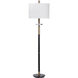 Maud 67 inch 150 watt Aged Black Floor Lamp Portable Light