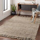 Dumont 144 X 106 inch Charcoal with Gray and Tan Rug, 9ft x 12ft