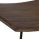 Thura 26 inch Walnut and Dark Gunmetal Counter Stool