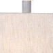 Coral 22 inch 100 watt Taupe Ivory Table Lamp Portable Light
