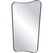 Belvoir 34 X 22 inch Satin Black Mirror