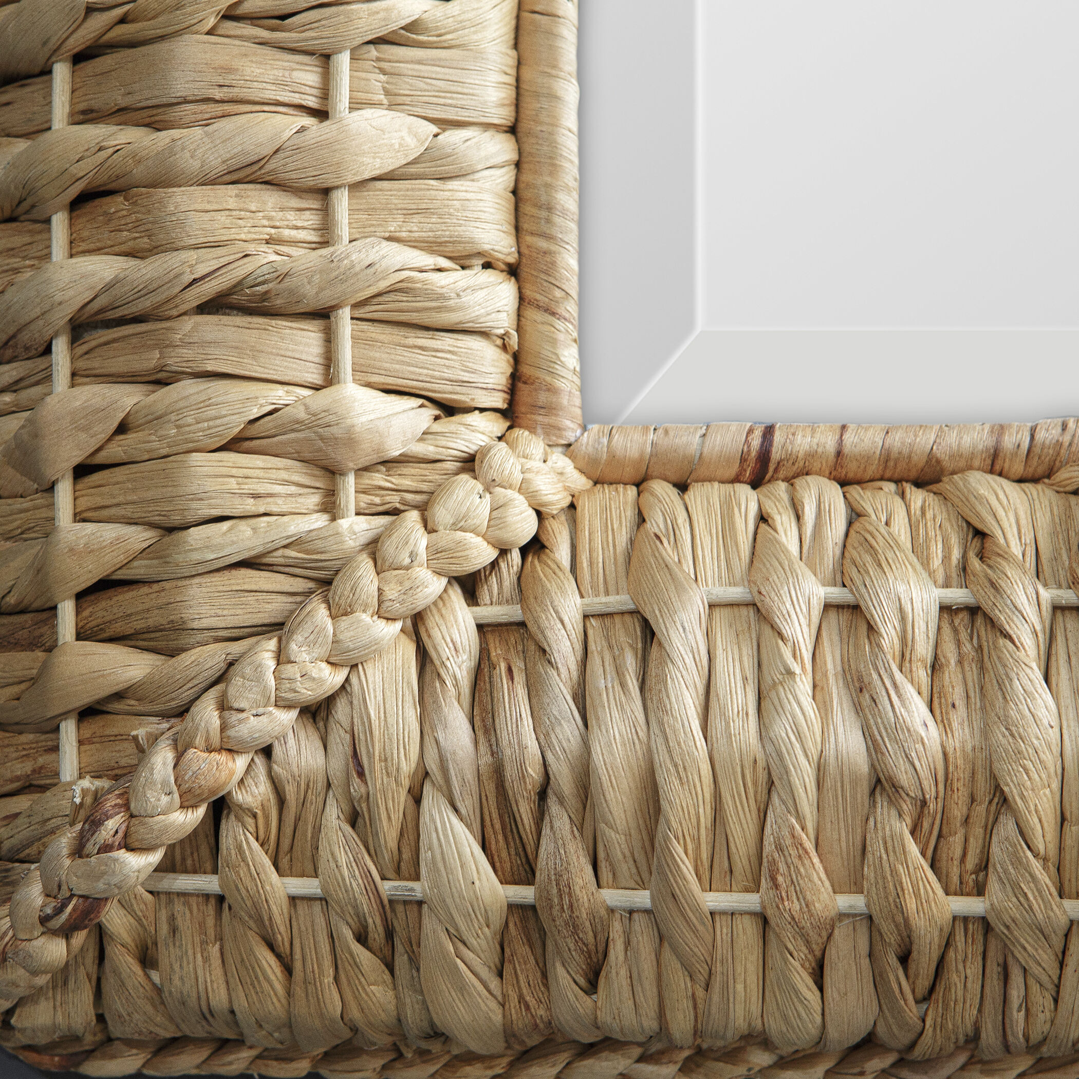 Twisted Seagrass 36 X 24 inch Natural Seagrass Mirror