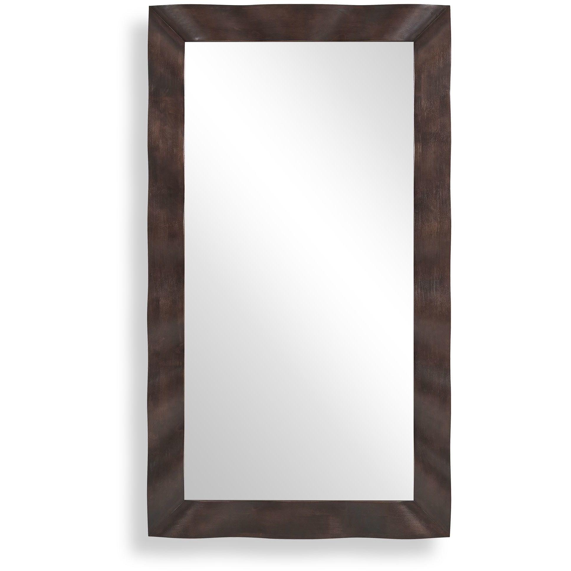 Wrinkle 69.63 X 39.63 inch Dark Walnut Mirror