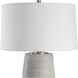 Mountainscape 28 inch 150.00 watt Neutral Off-White and Gray with Brushed Nickel Table Lamp Portable Light