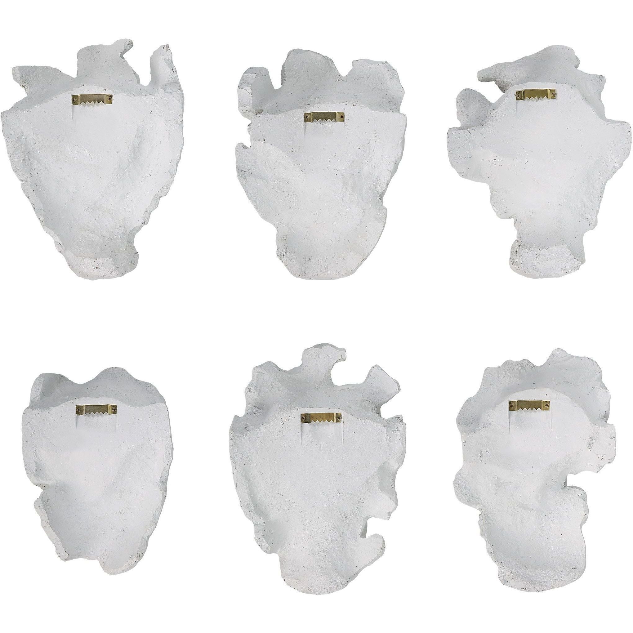 Self-Portrait Matte White Wall Decor, Set of 6