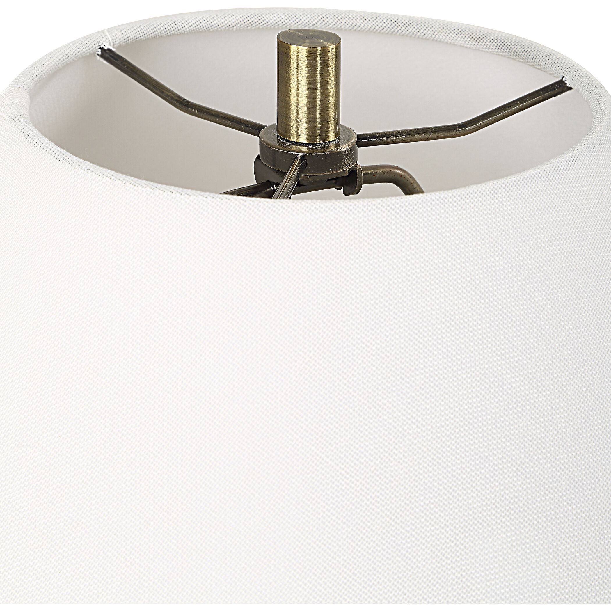 Mayetta 27.75 inch 100 watt Deep Blue Glaze and Plated Antique Brass Table Lamp Portable Light