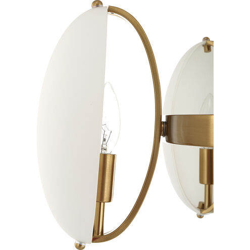 Oviform 6 Light 30.25 inch Warm Brass Chandelier Ceiling Light