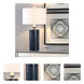 Thalia 31 inch 150 watt Royal Blue Glaze Table Lamp Portable Light