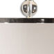 Fascination 3 Light 22 inch Cascading Crystals and Off-White Linen Shade Hanging Shade Ceiling Light