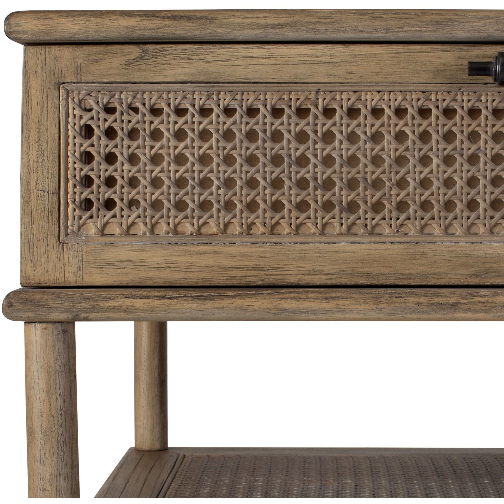 Coast 48 X 18 inch Oak Stain and Gunmeta Coffee Table