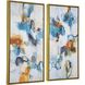 Casual Moments Multicolor Framed Abstract Art, Set of 2