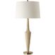 Juliet 35.75 inch 150.00 watt Faux Travertine and Antique Brass Table Lamp Portable Light
