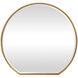 Cabell 42 X 39.25 inch Metallic Gold Leaf Wall Mirror