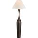 Pravin 64 inch 150.00 watt Rubbed Dark Bronze and Brass Floor Lamp Portable Light