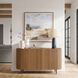 Reese Medium Oak and Dark Bronze 2 Door Cabinet