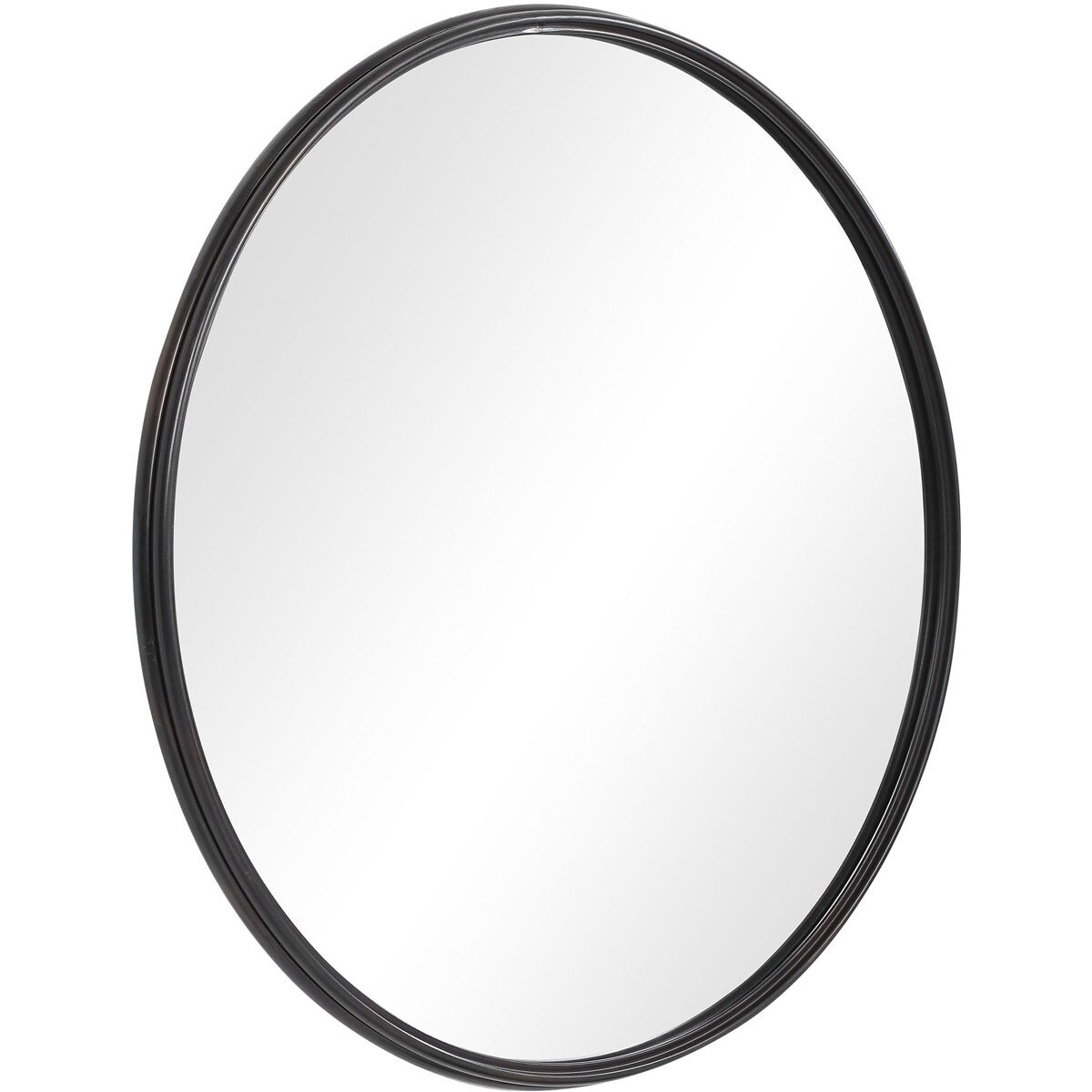 Belham 34.88 X 34.88 inch Aged Black Wall Mirror