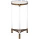 Pereira 24.88 X 13.13 inch Bronze and Clear Acrylic Accent Table