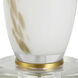 Lyra 28.5 inch 150.00 watt White with Metallic Gold Details Table Lamp Portable Light
