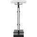 Elements Bubble 24 X 16.5 inch Aged Bronze and Bubble Glass Accent Table