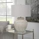 Artifact 25 inch 150.00 watt Aged Stone and Brushed Nickel Table Lamp Portable Light