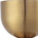 Golden Vessel 22 X 10 inch Plated Gold Accent Table