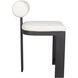 Bolster Back 38.5 inch Java Black and Oyster White Outdoor Counter Stool